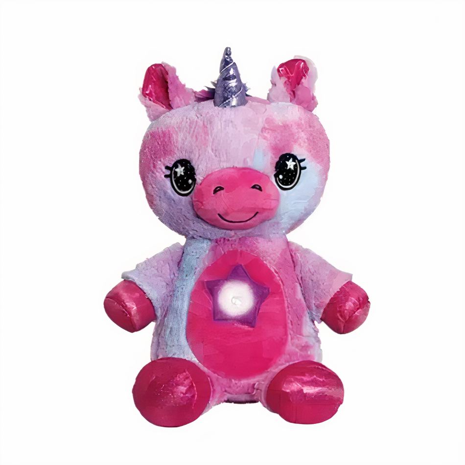 Peluche licorne rose douce enfant chambre magique La compagnie de la peluche