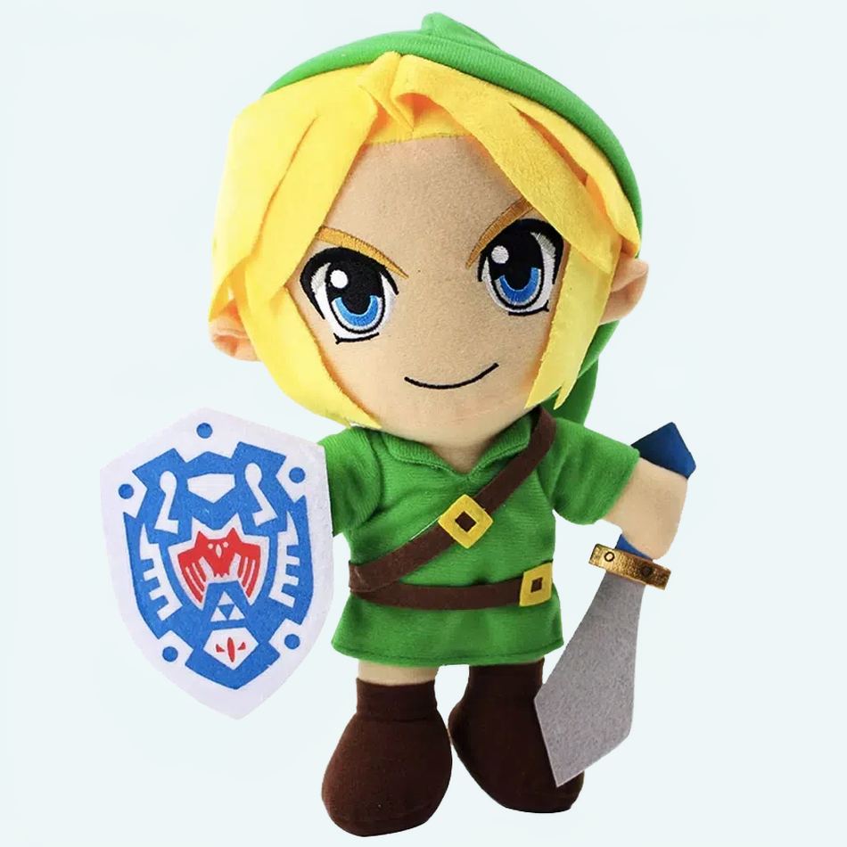 Peluche Link aventurier doux épée bouclier héros La compagnie de la peluche