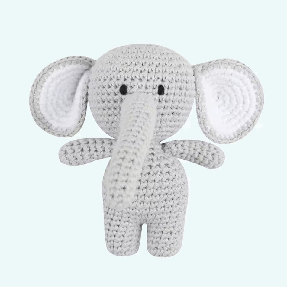 Peluche lion crochet doux safari forêt tropicale elephant La compagnie de la peluche