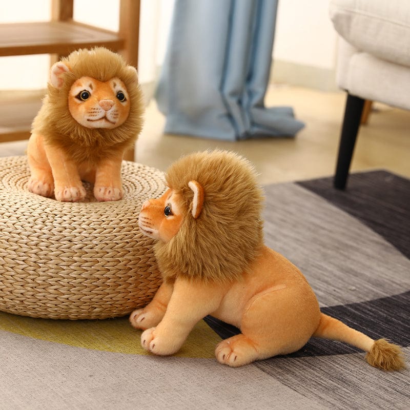 Peluche lion petit à la crinière douce