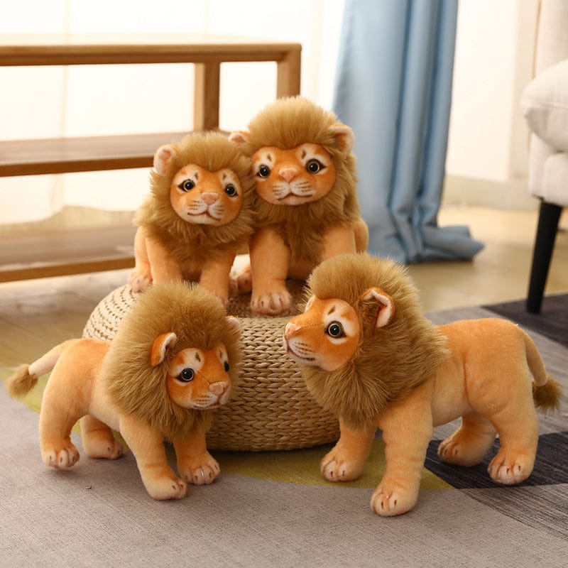 Peluche lion petit à la crinière douce