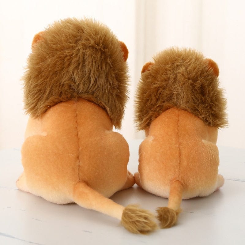 Peluche lion petit à la crinière douce