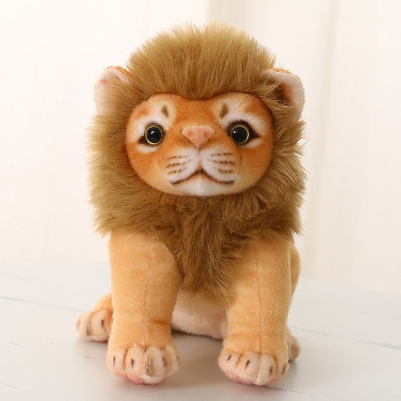 Peluche lion petit à la crinière douce