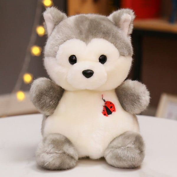 Peluche loup husky gris Husky