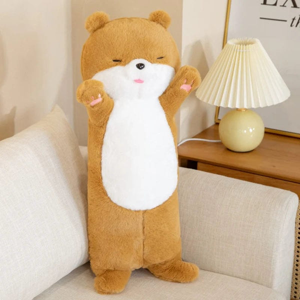 Peluche loutre géante et câline