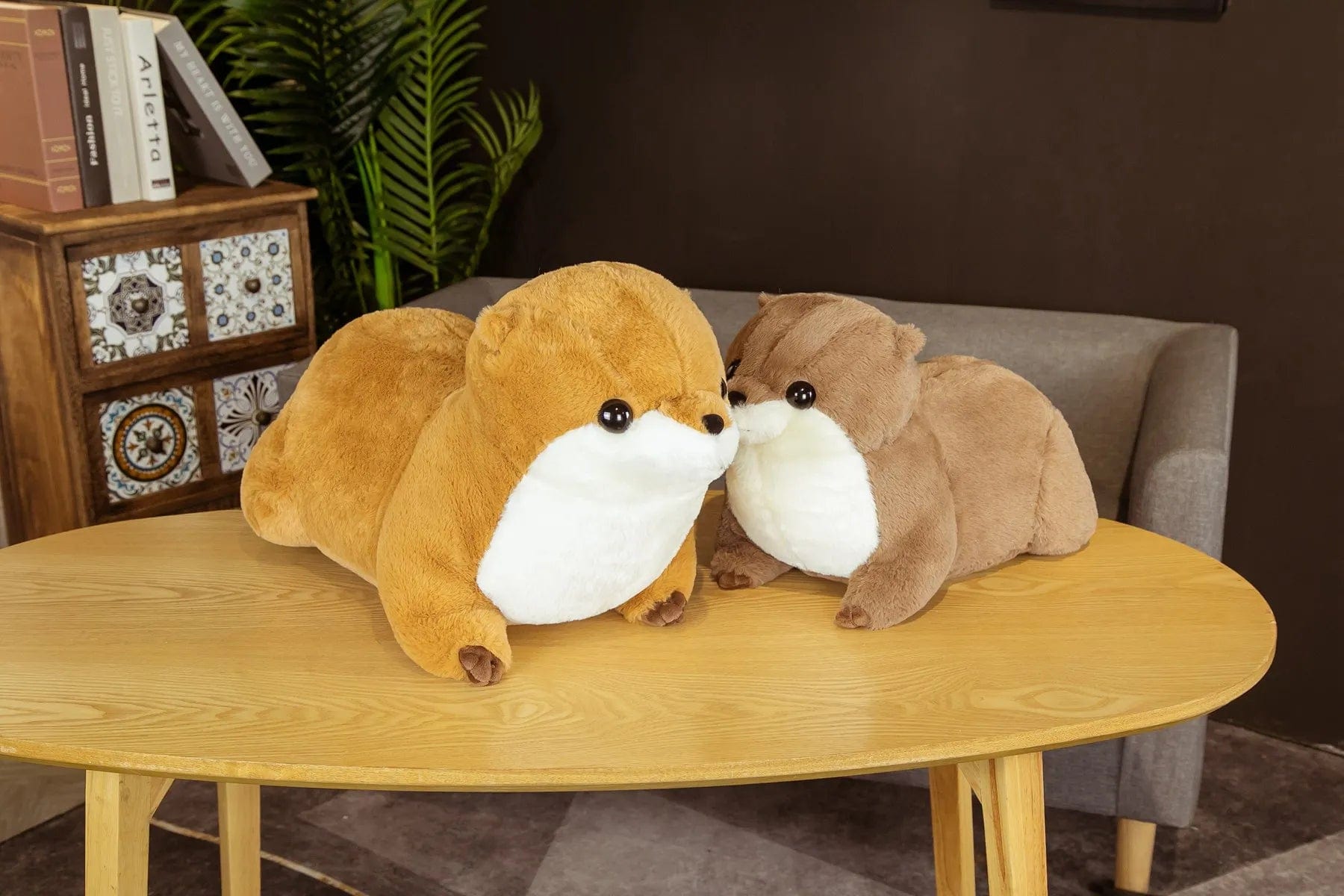 Peluche loutre toute douce