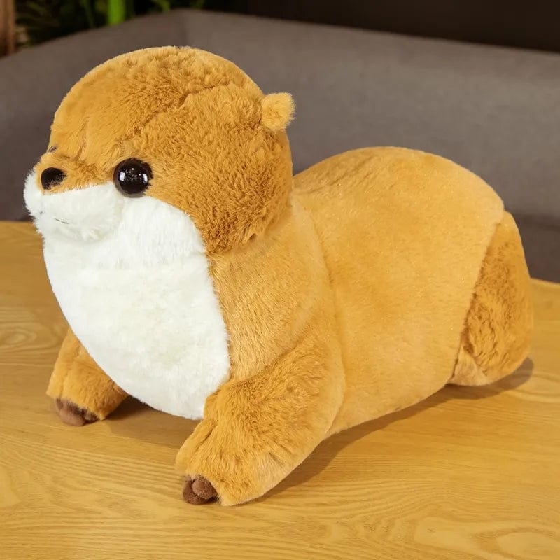 Peluche loutre toute douce Marron clair / 50cm