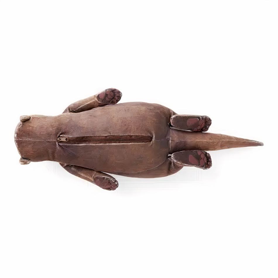 Peluche loutre trousse douce enfant cadeau original La compagnie de la peluche