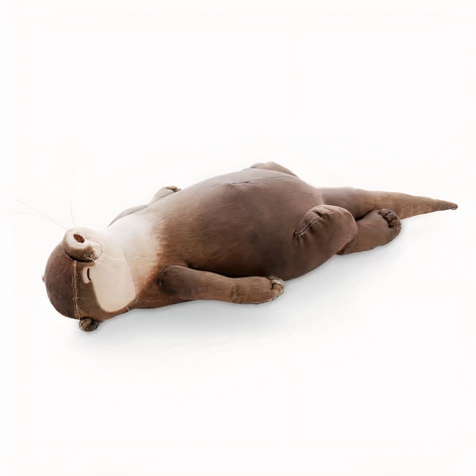Peluche loutre trousse douce enfant cadeau original La compagnie de la peluche
