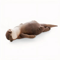 Peluche loutre trousse douce enfant cadeau original La compagnie de la peluche