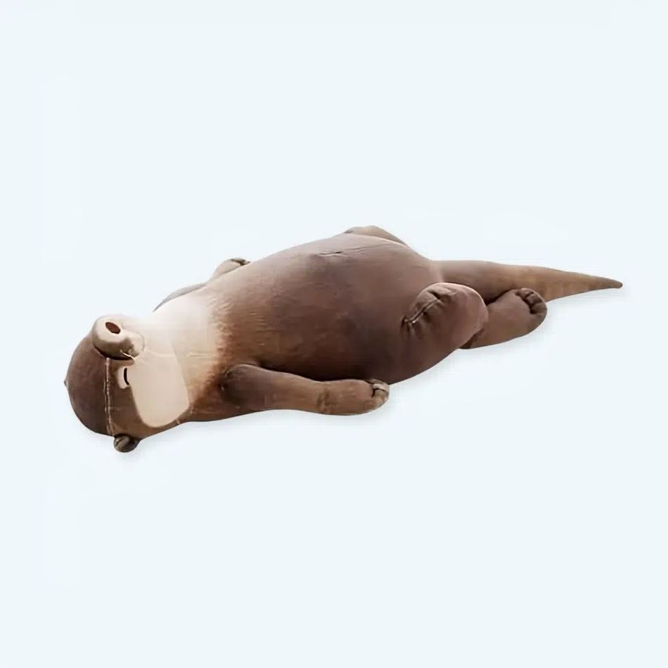 Peluche loutre trousse douce enfant cadeau original La compagnie de la peluche