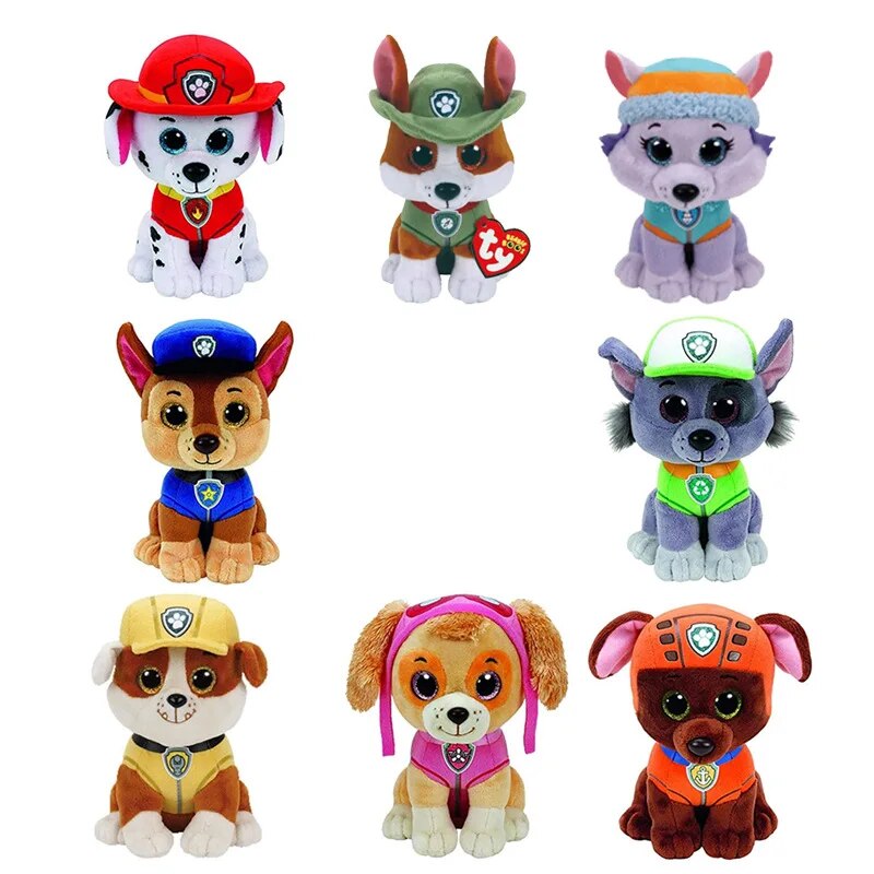 Peluche Marcus chien héros doux Pat’ Patrouille amusant La compagnie de la peluche
