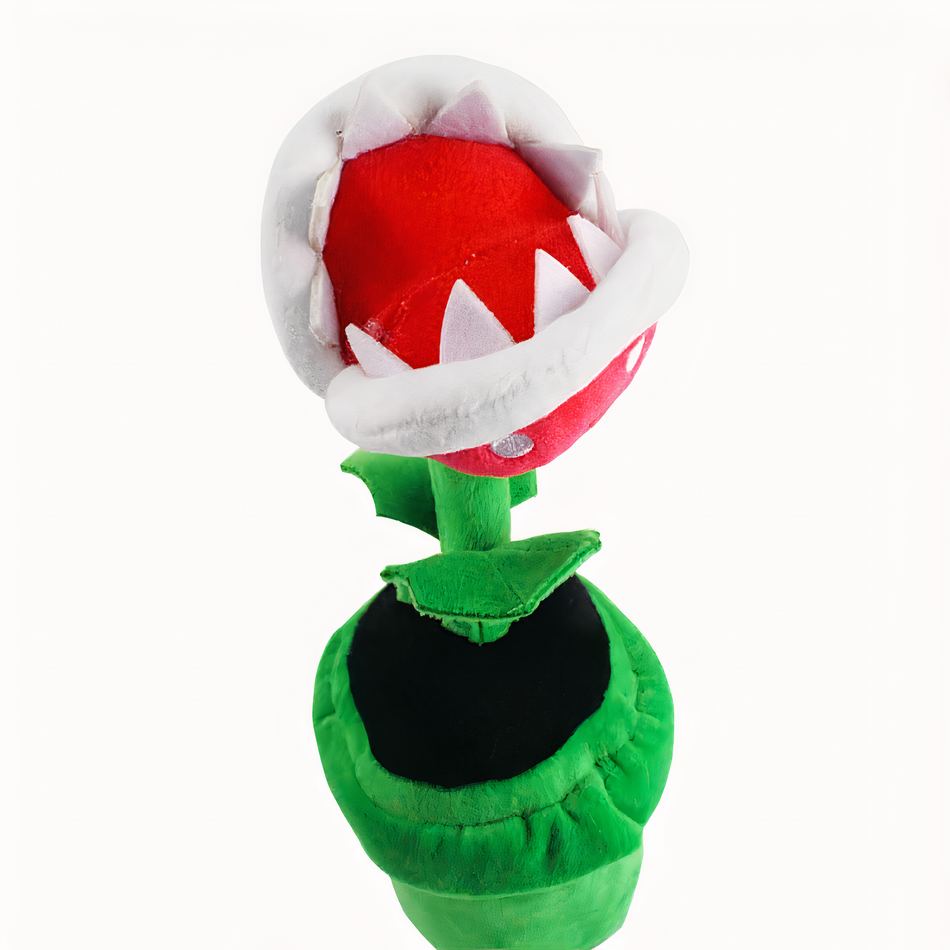 Peluche Mario plante carnivore douce colorée amusante La compagnie de la peluche