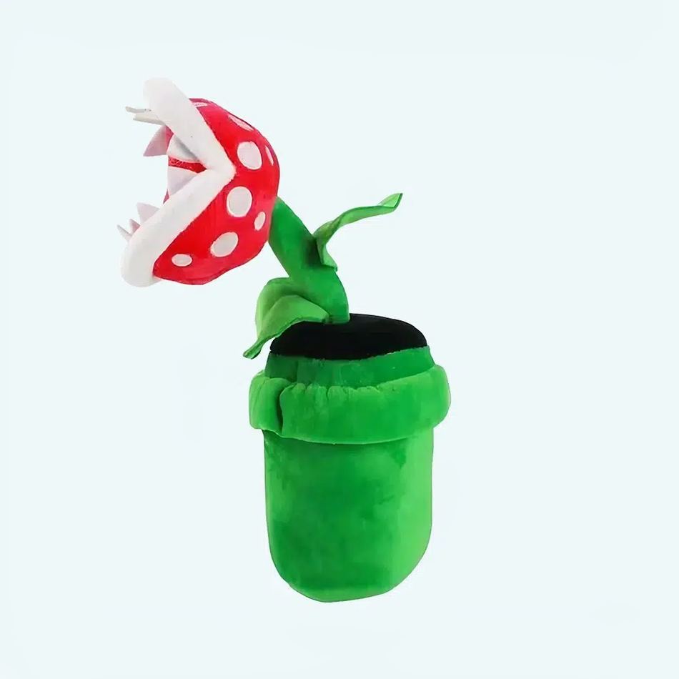 Peluche Mario plante carnivore douce colorée amusante La compagnie de la peluche