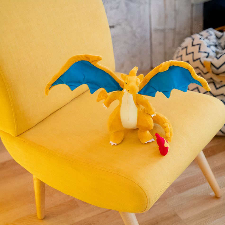 Peluche Méga Dracaufeu Y douce enfant collection Pokémon La compagnie de la peluche