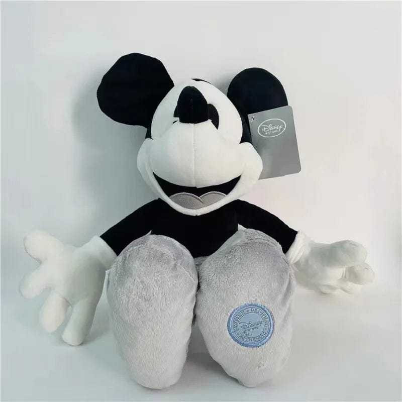 Peluche Mickey Mouse en noir et blanc 25CM