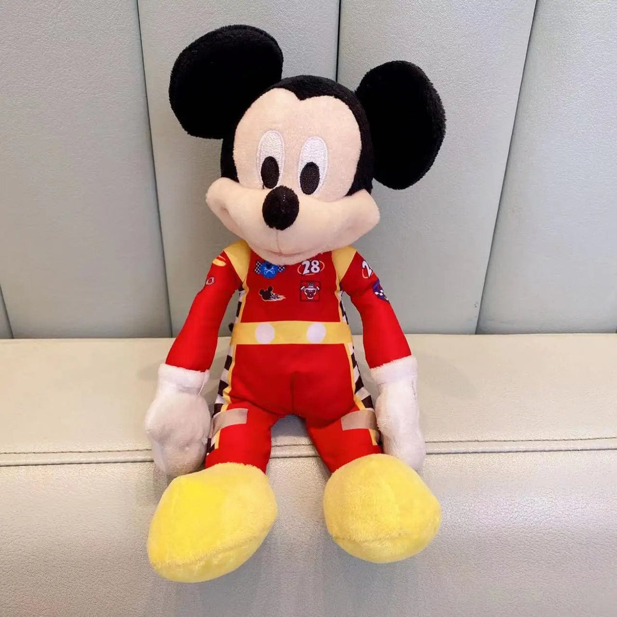 Peluche Mickey Mouse en tenue de course 20cm race mickey / 22-28cm La compagnie de la peluche®