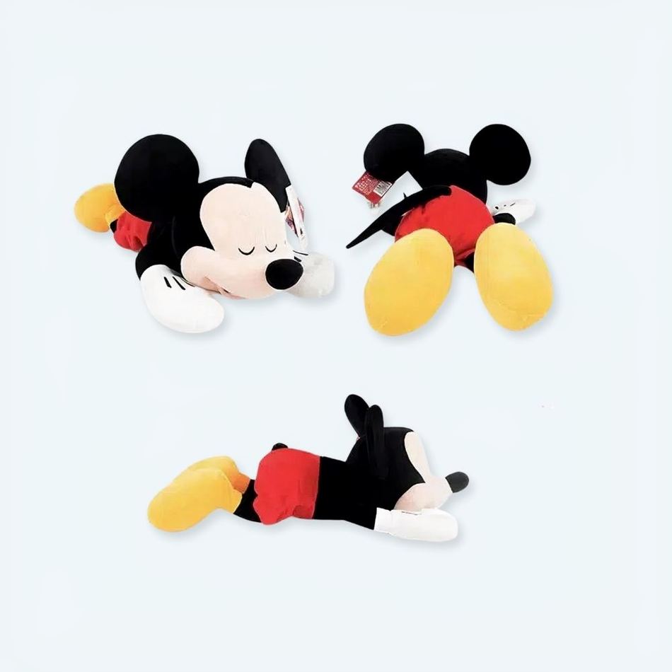 Peluche Mickey oreiller doux Disney enfant câlin 46cm La compagnie de la peluche