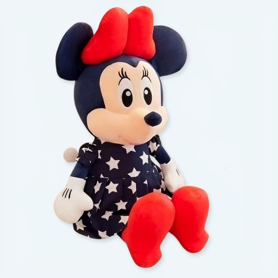 Peluche Minnie étoilée douce enfant Disney câlin 55cm La compagnie de la peluche