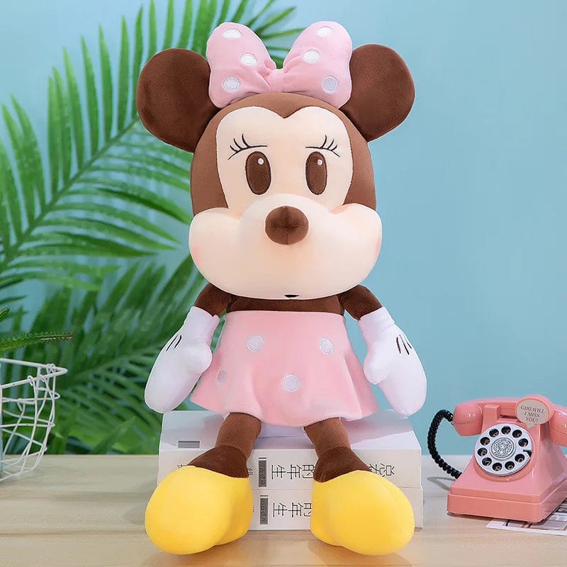 Peluche Minnie Mouse marron