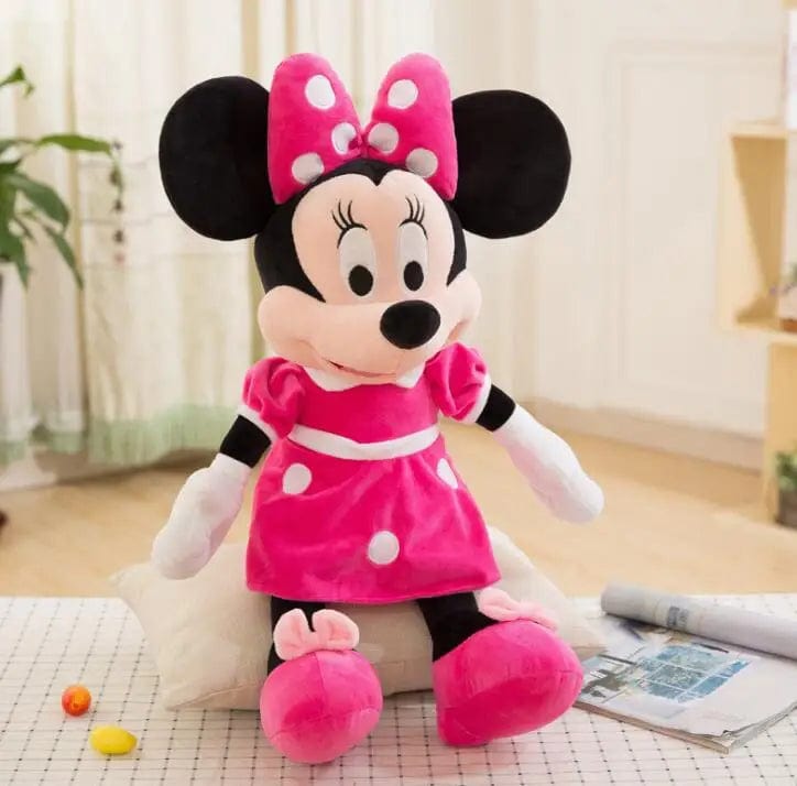 Peluche Minnie Mouse rose classique 20cm