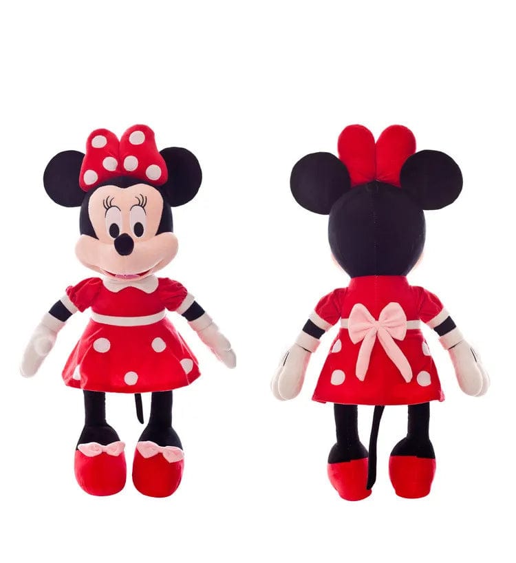 Peluche Minnie Mouse rouge classique