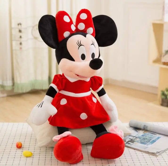Peluche Minnie Mouse rouge classique 20cm