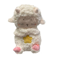 Peluche mouton doux berceuse apaisante sommeil enfant blanc La compagnie de la peluche