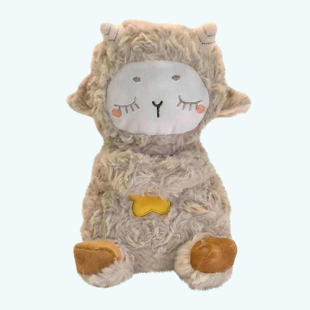 Peluche mouton doux berceuse apaisante sommeil enfant La compagnie de la peluche