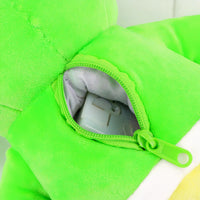 Peluche musicale verte douce pour chambre enfant La compagnie de la peluche