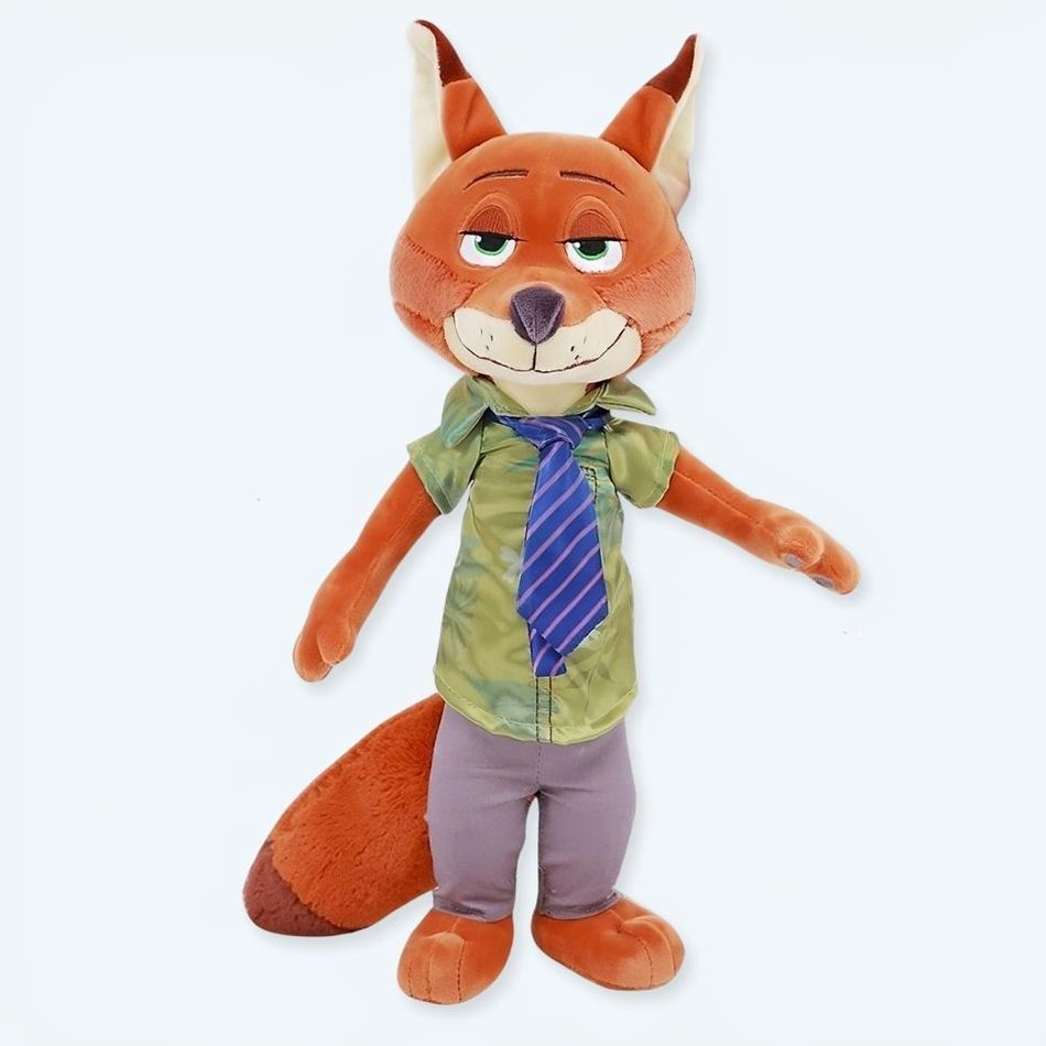 Peluche Nick Zootopia Disney renard doux câlin enfant 40cm La compagnie de la peluche