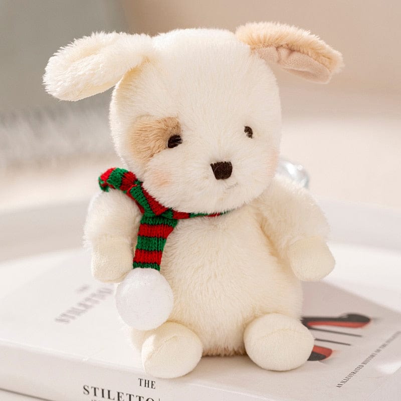 Peluche noël les petits animaux Chien