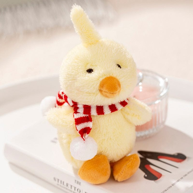 Peluche noël les petits animaux Poussin