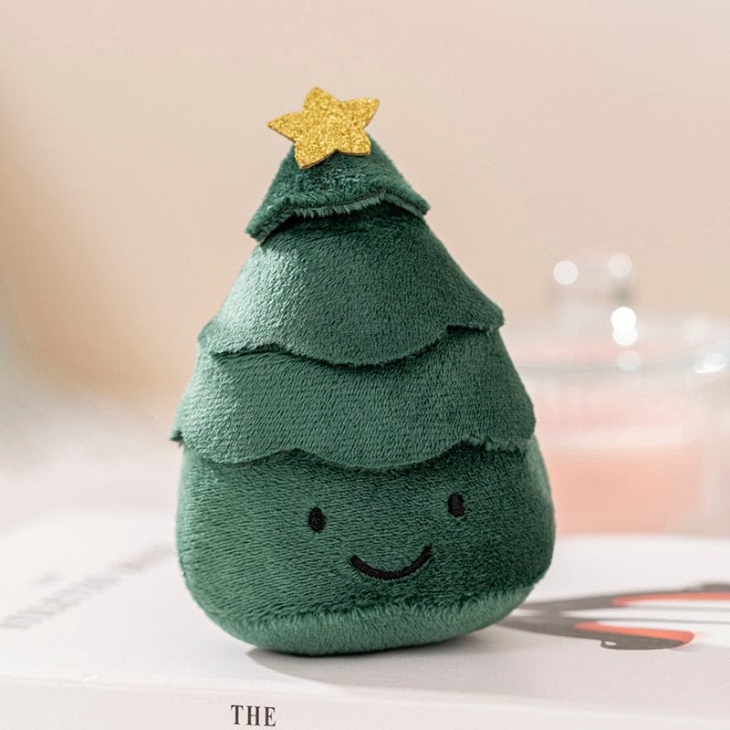 Peluche noël les petits animaux Sapin
