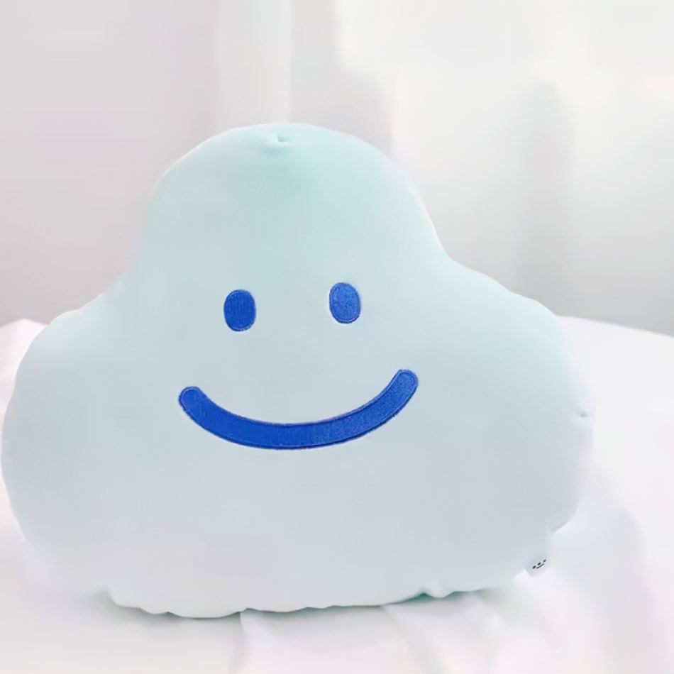 Peluche nuage ciel doux câlin pour chambre enfant bleu La compagnie de la peluche