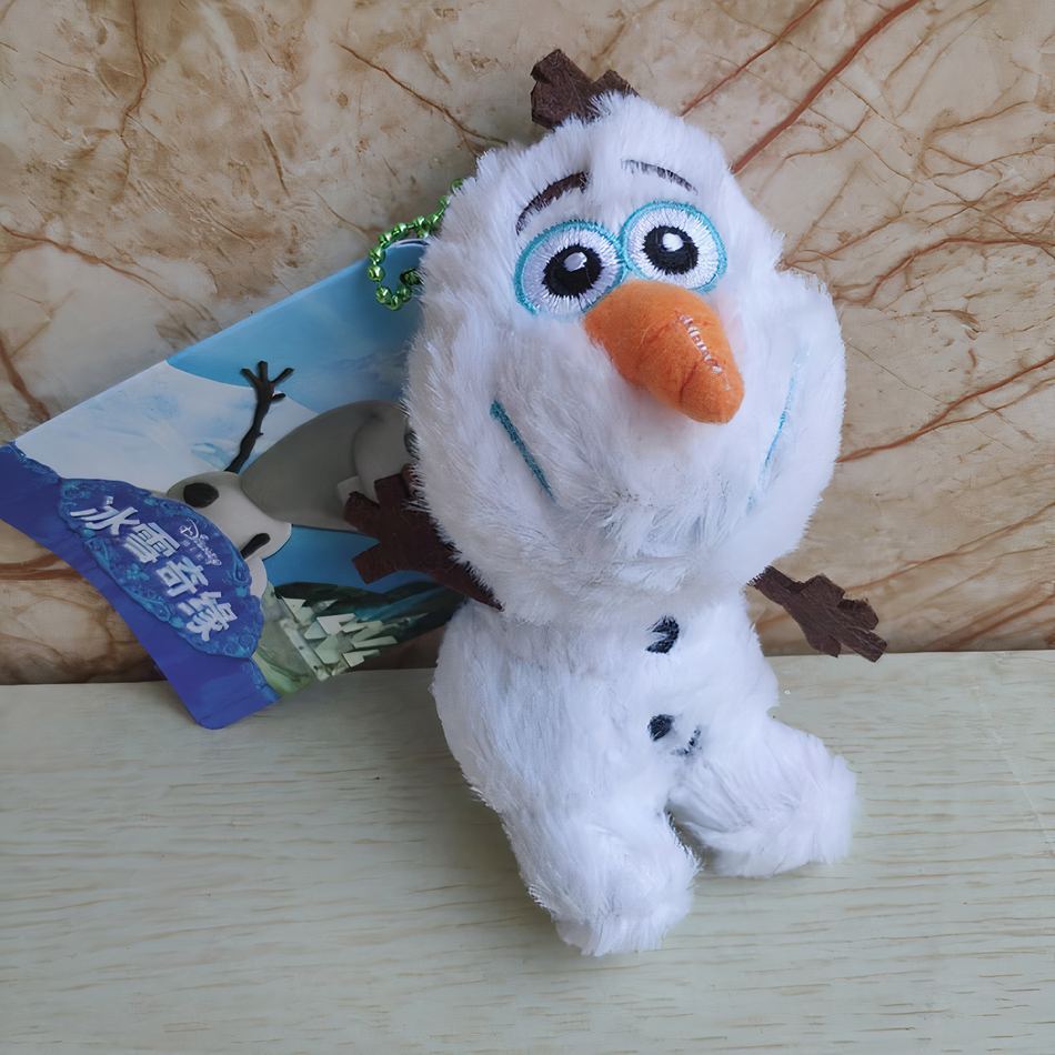 Peluche Olaf Disney pendentif doux hiver câlin La compagnie de la peluche