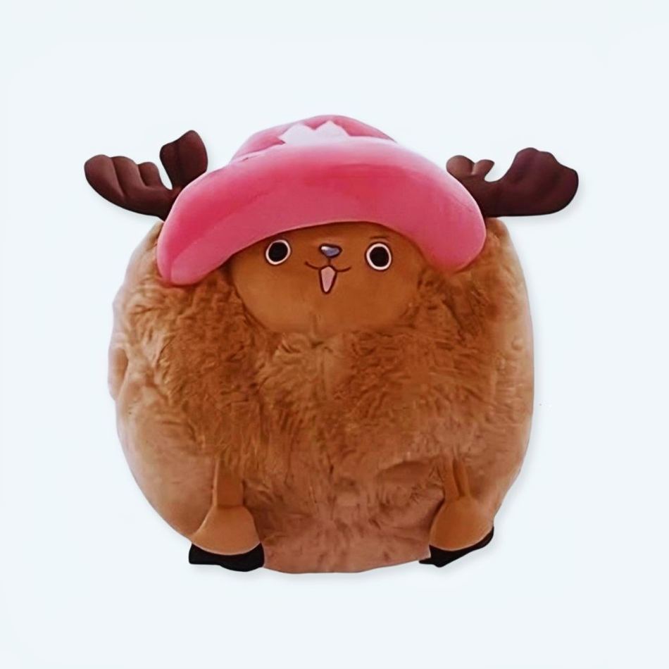 Peluche One Piece Chopper rose douce câline enfant La compagnie de la peluche