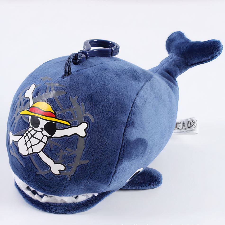 Peluche One Piece Laboon baleine coton doux pendentif 15cm La compagnie de la peluche