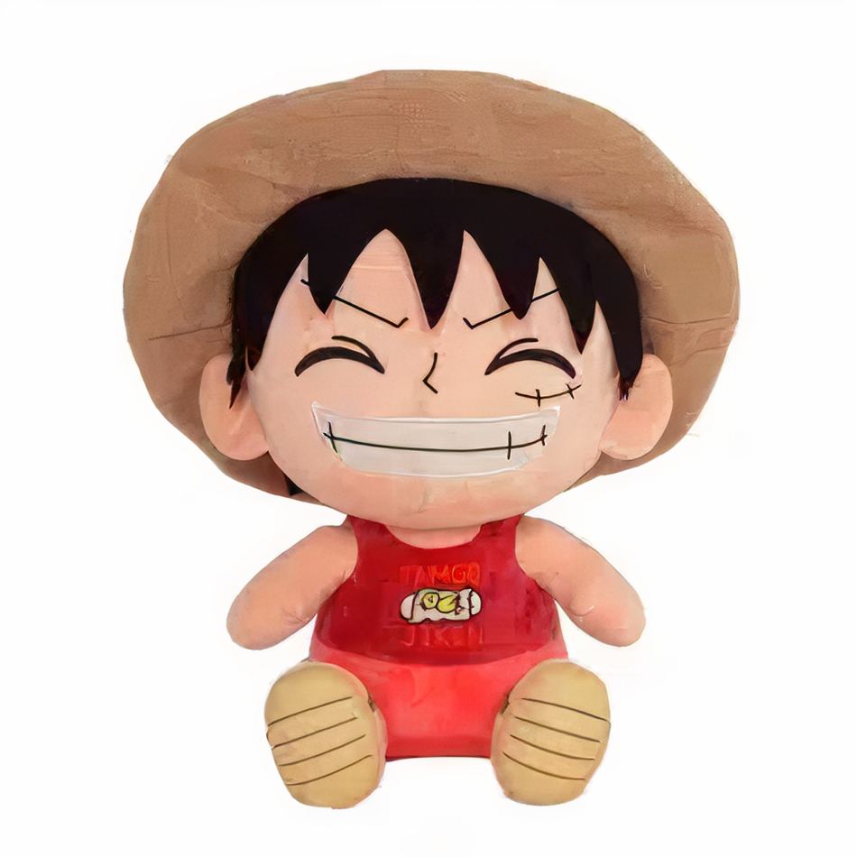 Peluche One Piece Luffy joyeux doux pour fans aventure La compagnie de la peluche