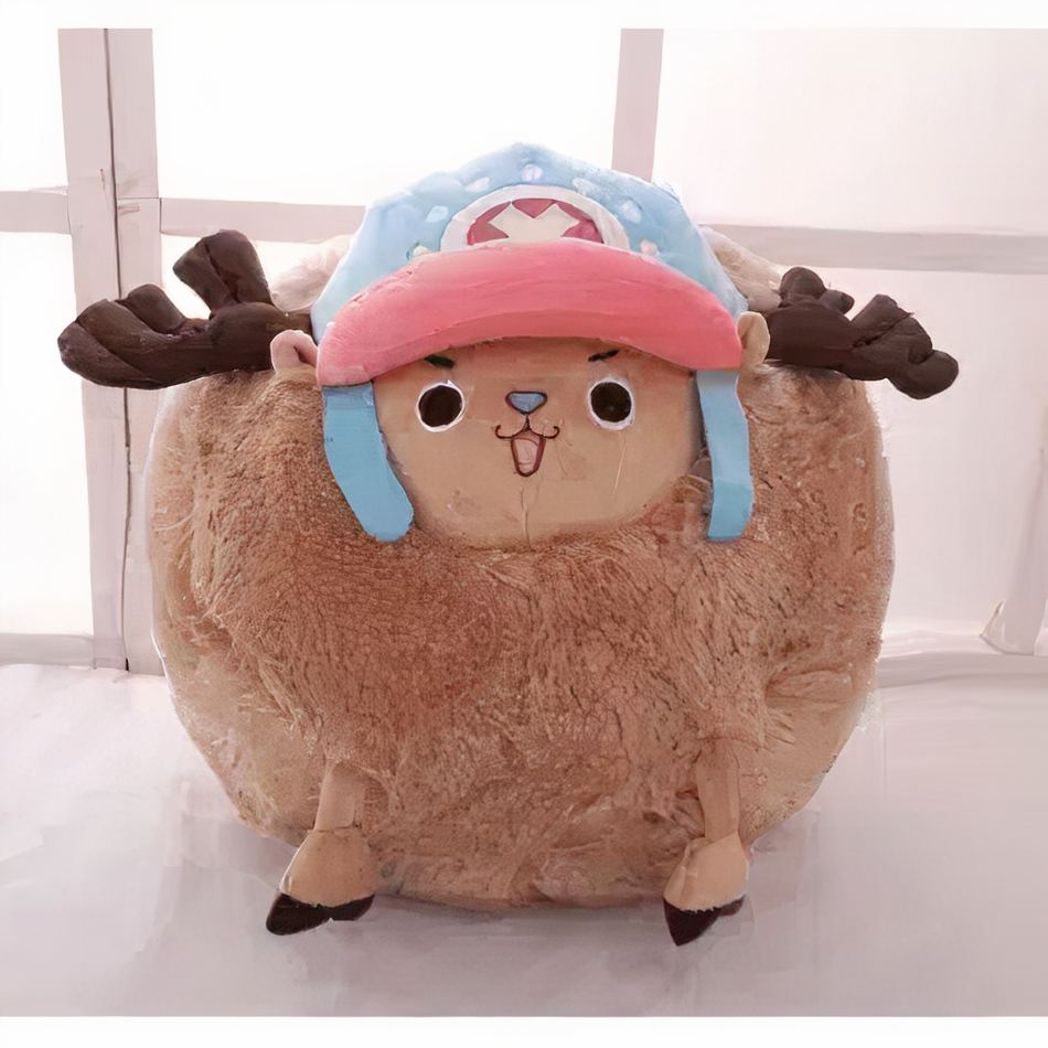 Peluche One Piece Tony Chopper douce boule bleue La compagnie de la peluche