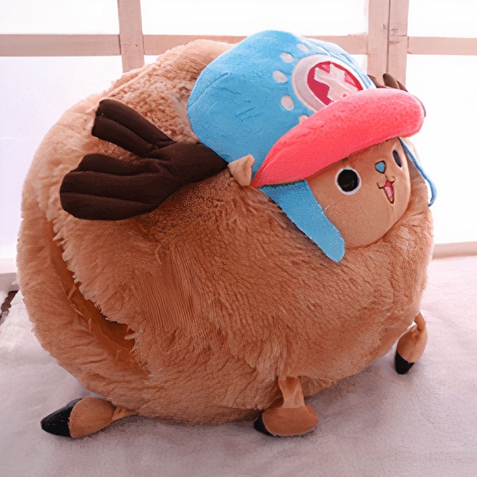 Peluche One Piece Tony Chopper douce boule bleue La compagnie de la peluche
