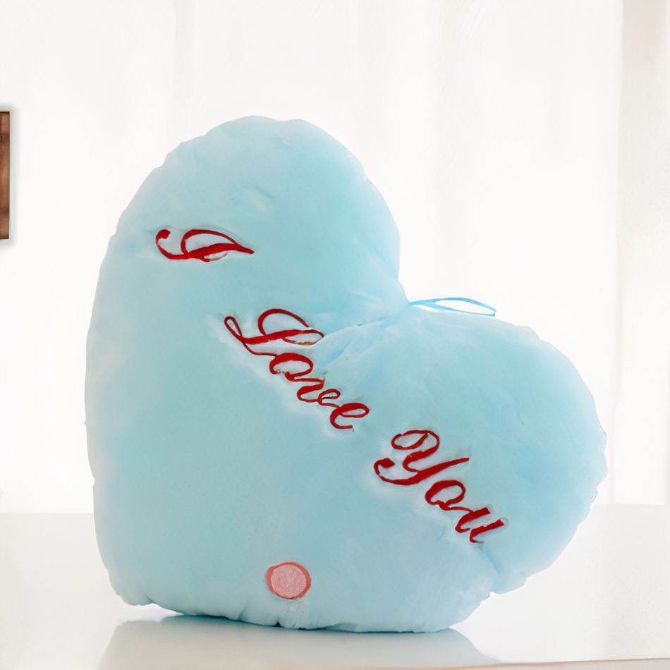 Peluche oreiller lumineux doux pour nuit étoilée bleu La compagnie de la peluche
