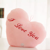 Peluche oreiller lumineux doux pour nuit étoilée rose La compagnie de la peluche