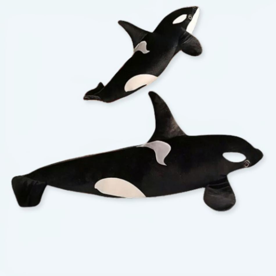 Peluche orque géante douce océan câlin enfant 50-cm La compagnie de la peluche