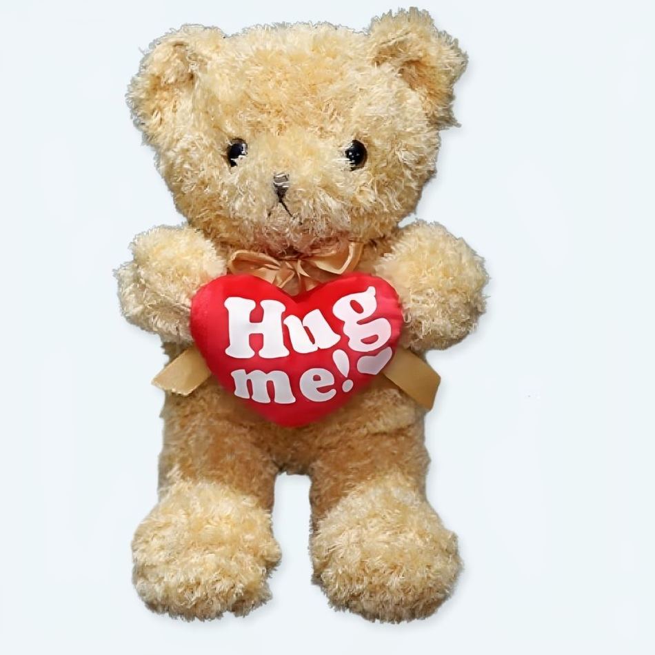 Peluche ours blanc doux hiver câlin réconfortant 30cm La compagnie de la peluche