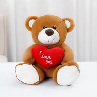 Peluche ours brun câlin doux enfant chambre cosy La compagnie de la peluche