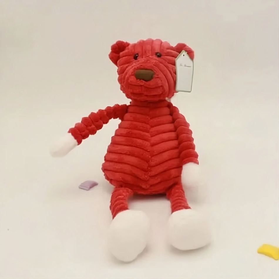 Peluche ours câlin doux hiver chambre enfant La compagnie de la peluche