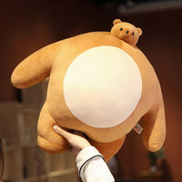 Peluche ours câlin doux pour enfant chambre cosy La compagnie de la peluche
