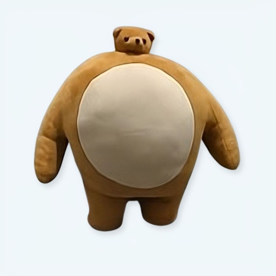 Peluche ours câlin doux pour enfant chambre cosy La compagnie de la peluche