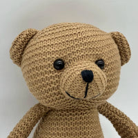 Peluche ours crochet doux artisanat fait main enfant La compagnie de la peluche